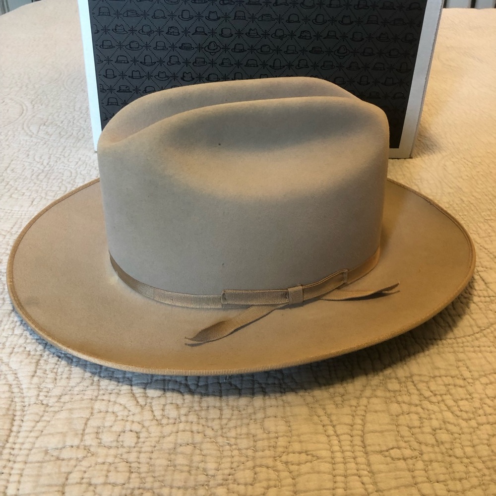 Stetson Open Road 6X Silverbelly Size 7 1/4 - Picture 1 of 10
